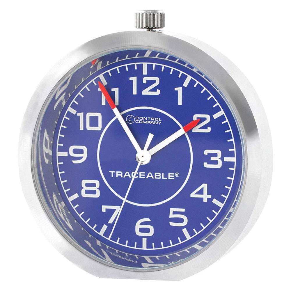 CONTROL COMPANY 1003 Mini Clock, 1.6 In x 0.3 In