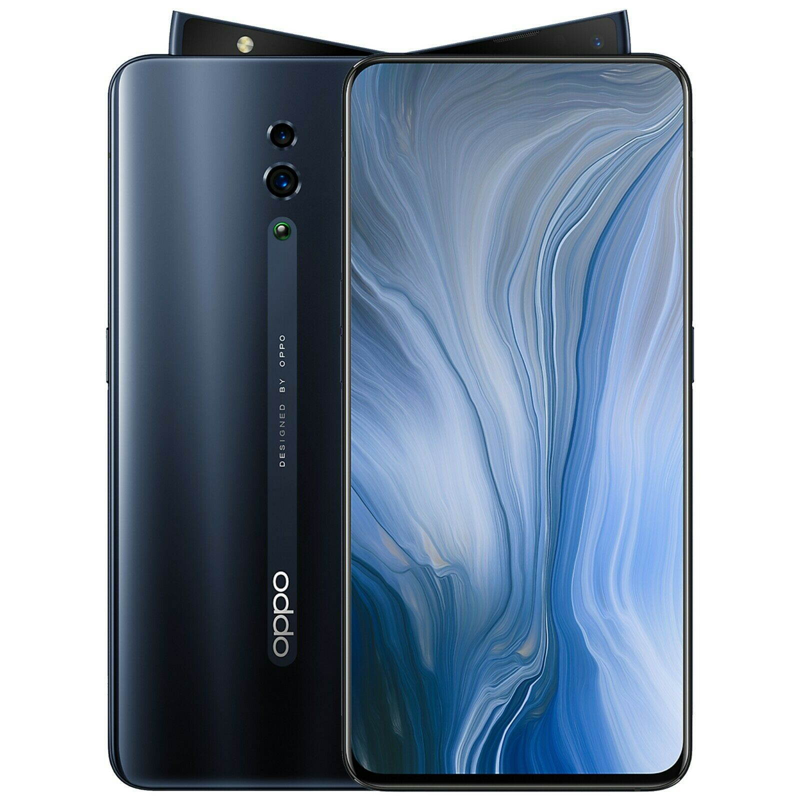 Oppo Reno Dual-SIM 256GB ROM, 6GB RAM (GSM Only, No CDMA) Factory Unlocked 4G/LTE Smartphone - Jet Black
