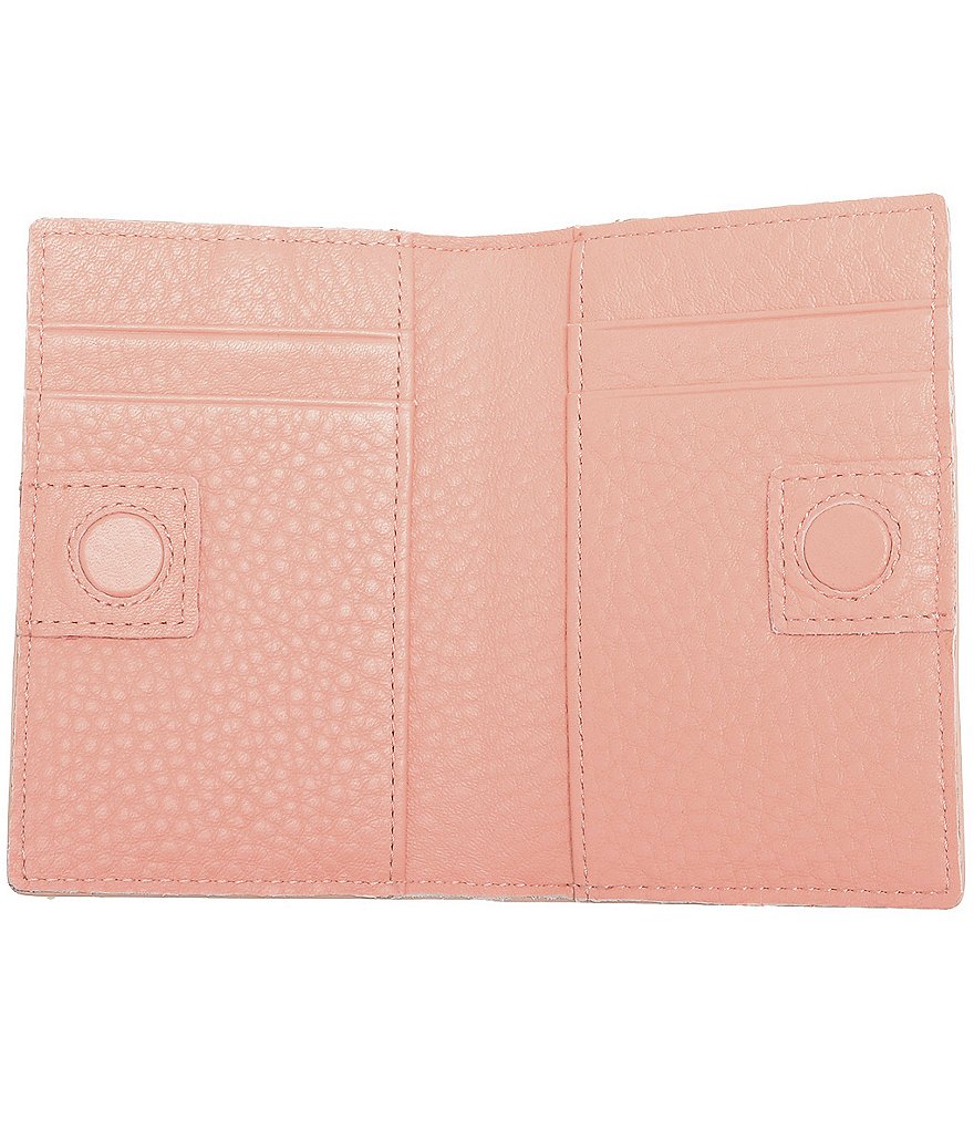 Hammitt 40 West Embossed Leather Card Holder