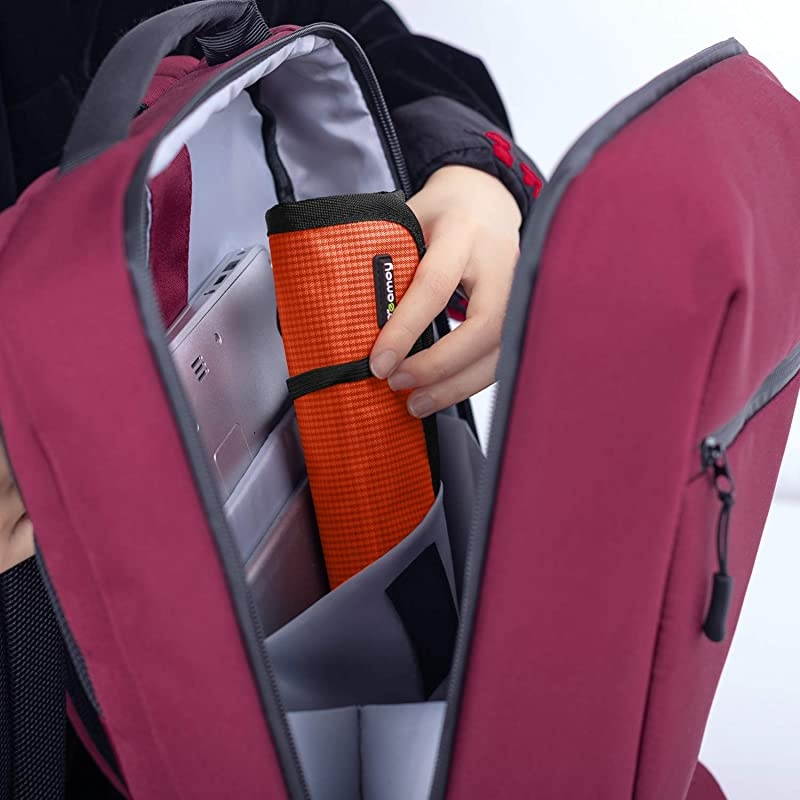 Travel Cable Organizer Cord BagUSB Drive Shuttle CaseElectronics Accessory Organizer Orange