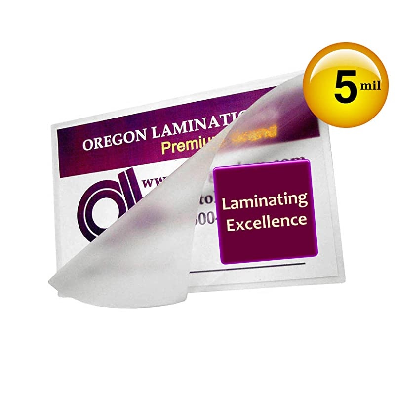 500 Small Index Card 3 x 5 Laminating Sleeves Hot Laminator Pouches 5 Mil