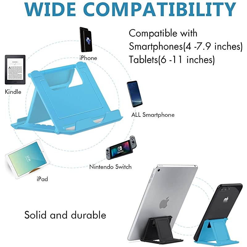 Phone Stand 6 Pack Cell Phone Stand Universal Foldable Tablet Stand MultiAngle Pocket Desktop Holder Cradle Compatible Phone XR XS Max X87 Plus76s654 SE Tablets 611