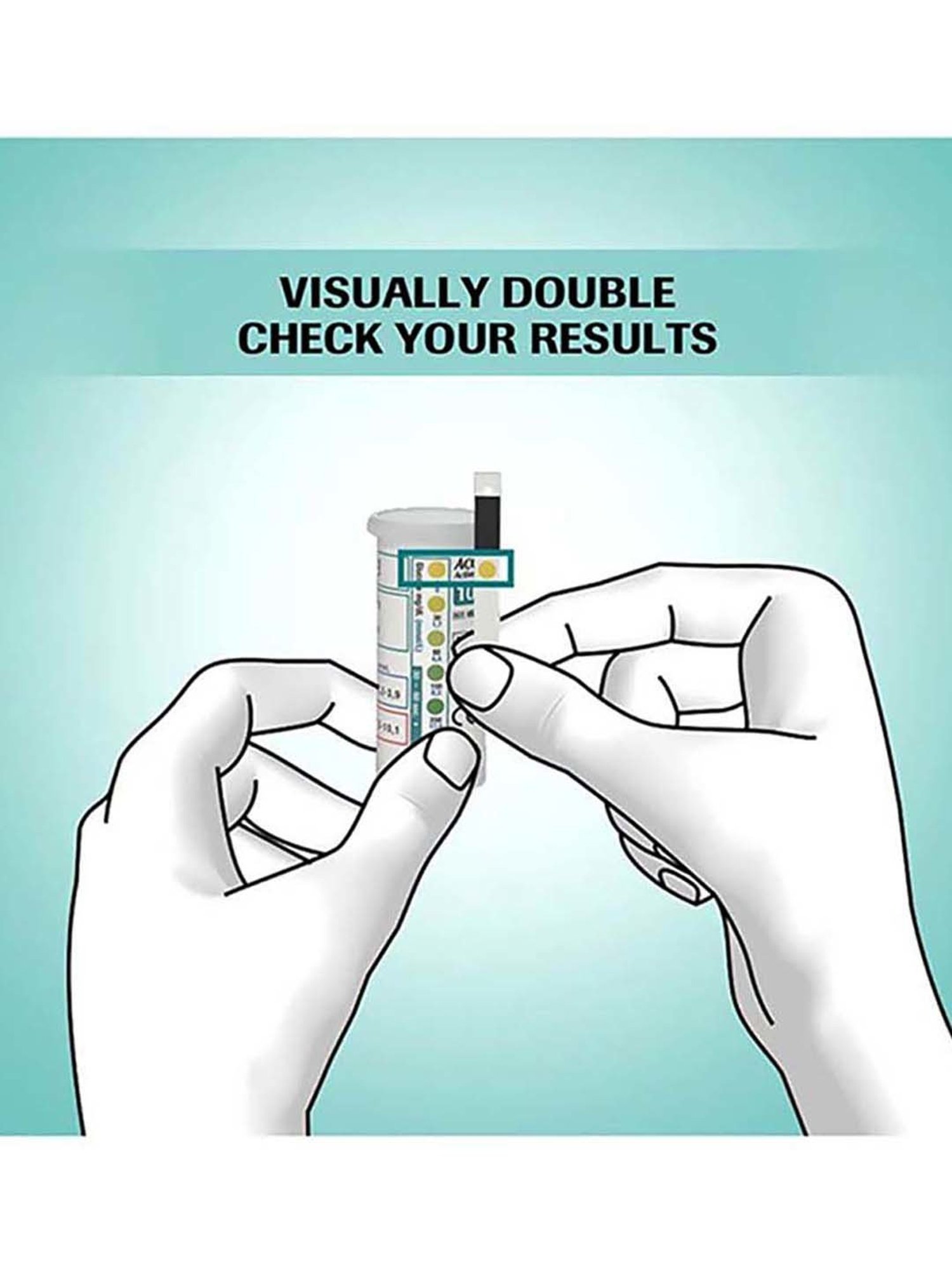 Accu Chek Active Blood Glucose Test Strip - 50 Piece (White)