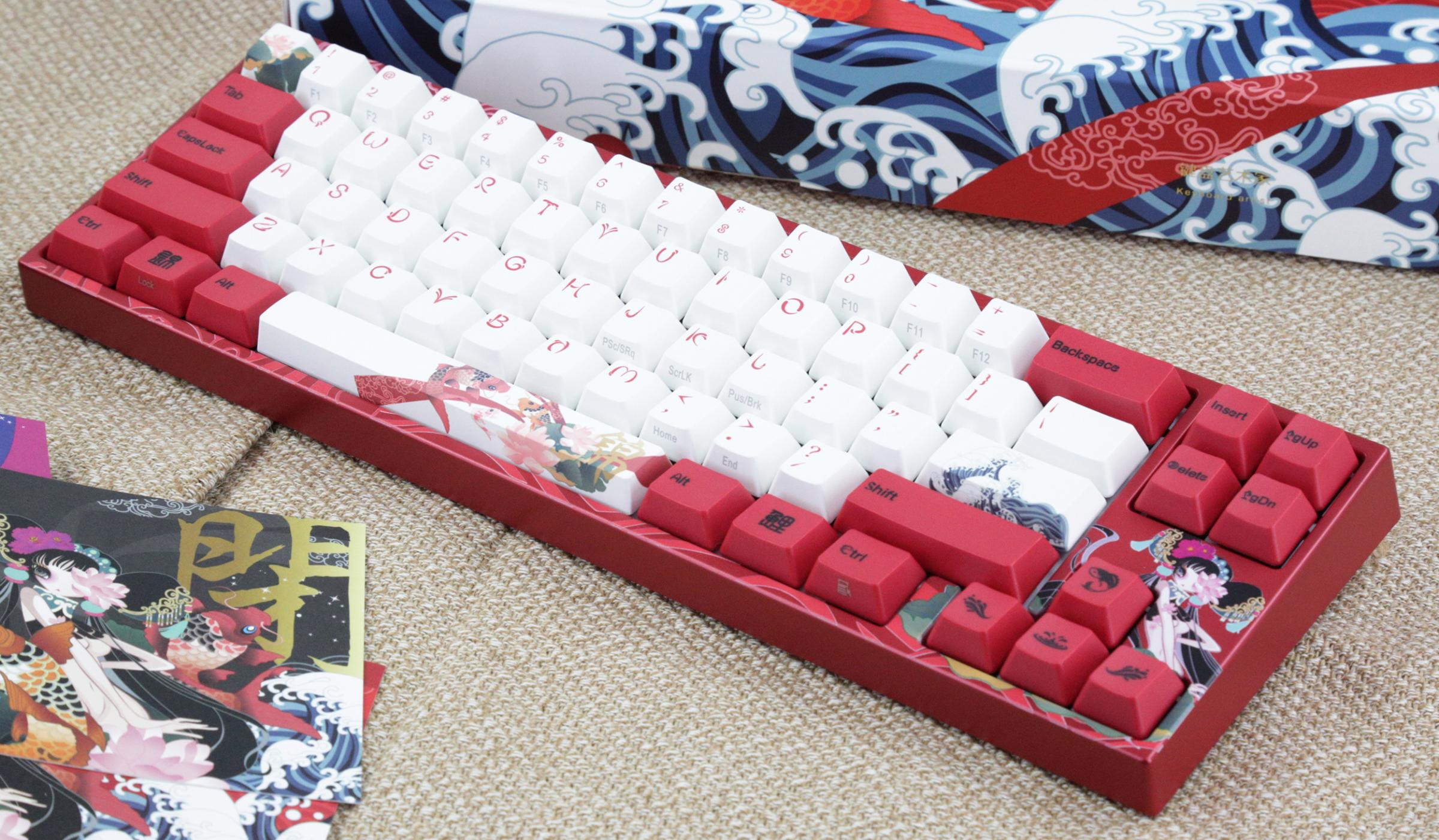 2, 60% Wired/Wireless Mechanical Keyboard (Kailh Box Brown Switch/White Case) - Full Keys Programmable - True RGB Backlit - Tap Arrow Keys - Double Shot PBT Keycaps - NKRO - 1900mAh Battery