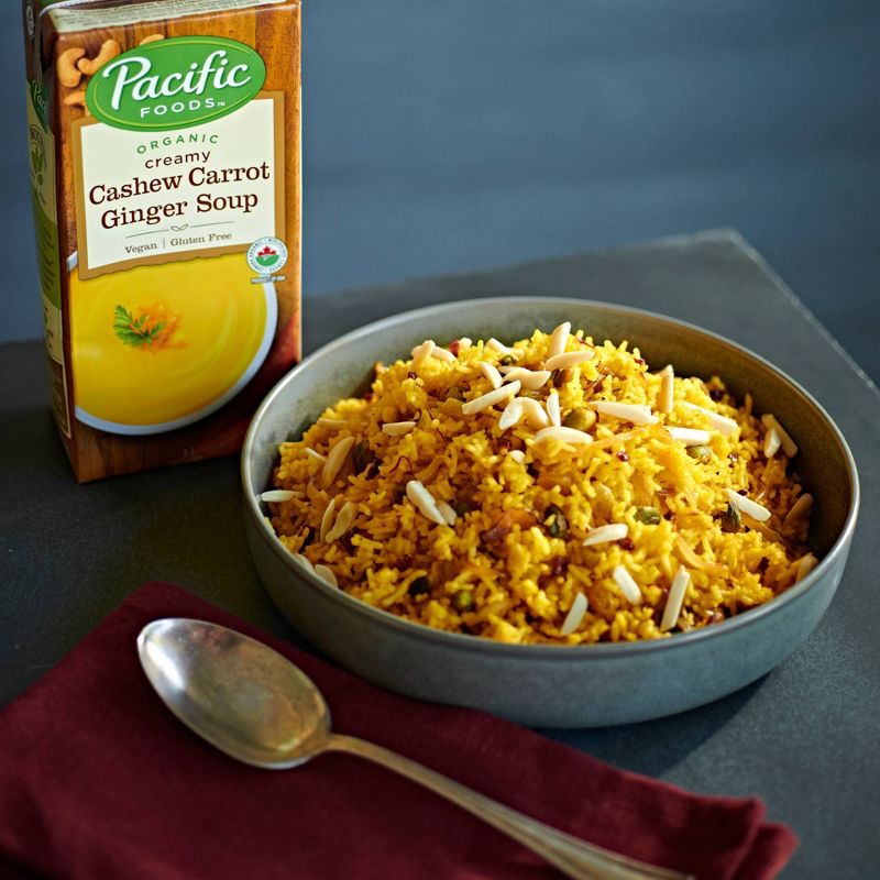 Pacific Foods Organic Cashew Carrot Ginger Soup - 32oz