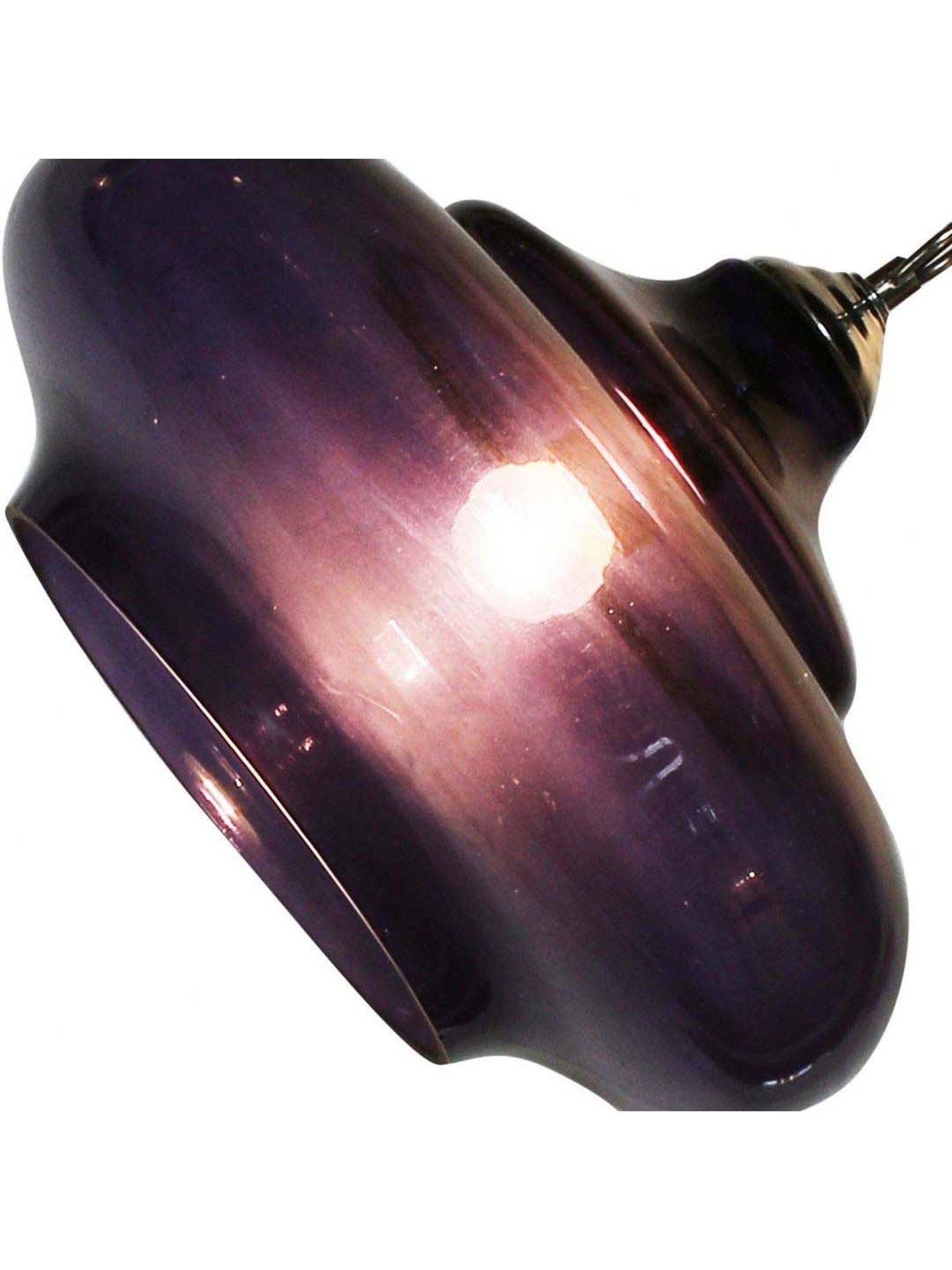 Kapoor E Illuminations Euphrasia Purple Pendant Light - Set of 1