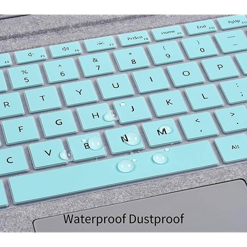 Keyboard Cover for New Microsoft Surface Pro 7 2020 2019 Surface Pro 6 2018 Surface Pro 5 2017 Surface Pro 4 Surface Pro 123 inch Accessories Mint