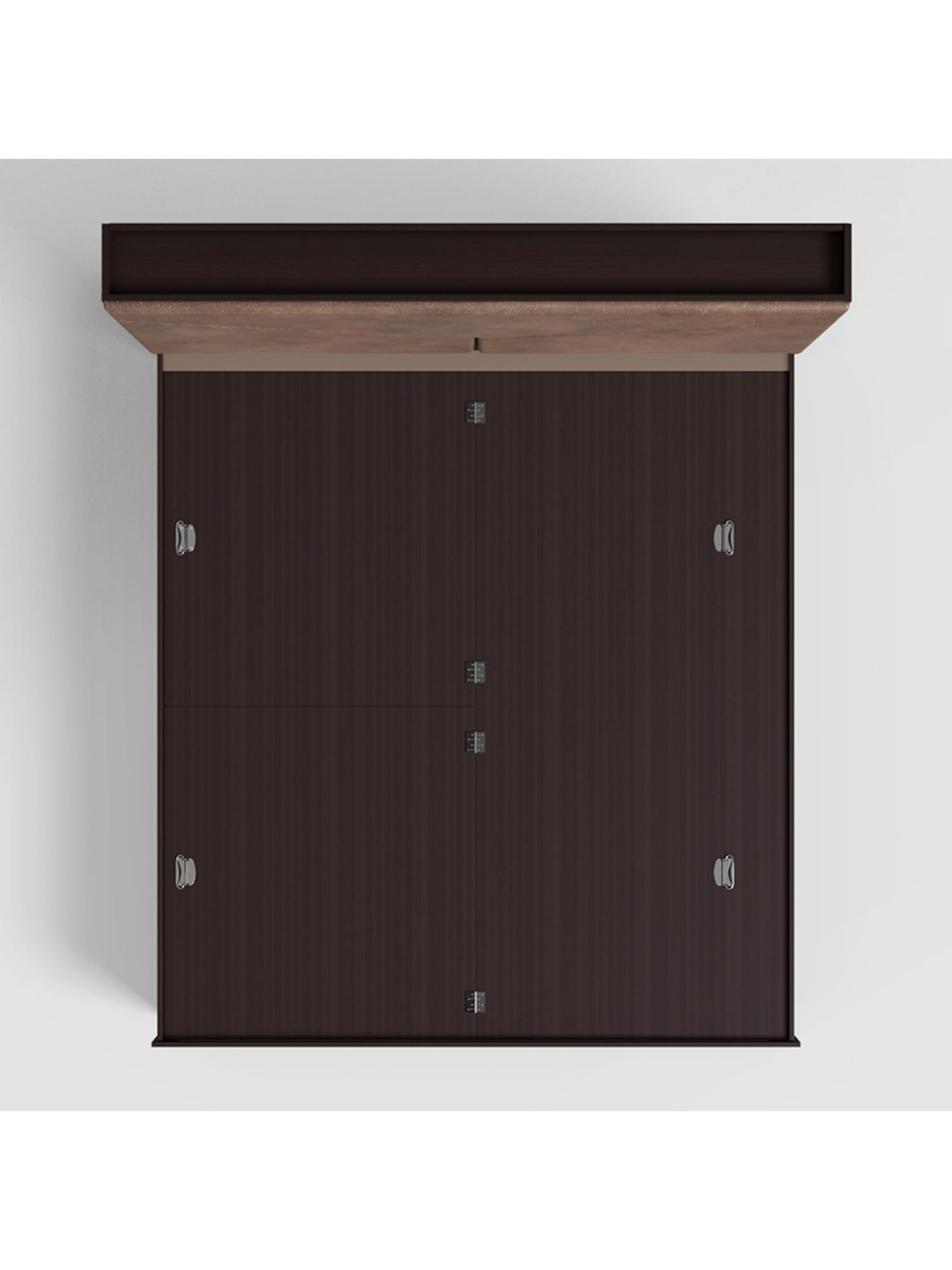 Godrej Interio Glory Morf Brown Engineered Wood Queen Size Bed with Box Storage - 1-Year Warranty