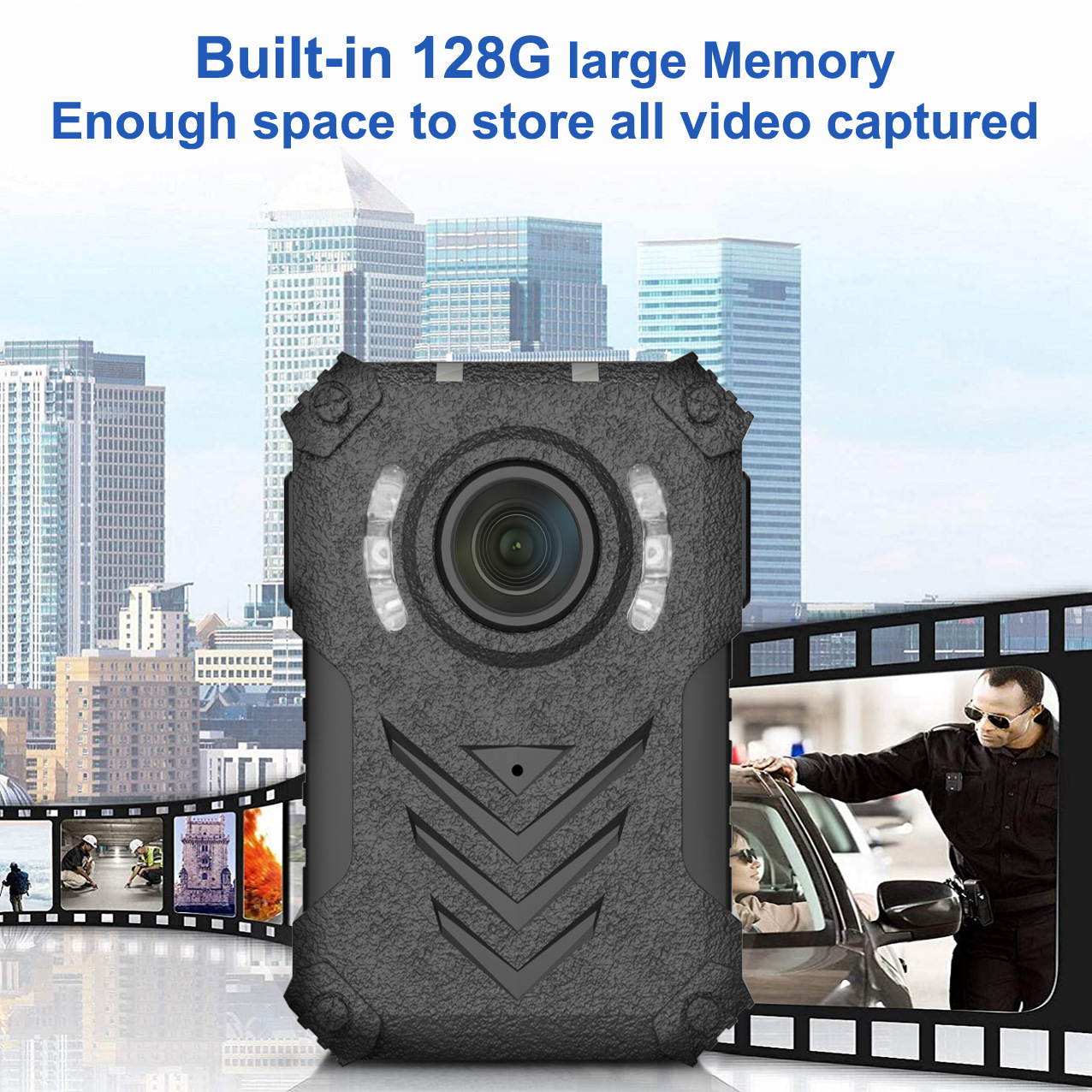 Mini Body Camera Full HD 1080P Body Mounted Camera Small Portable Night Vision Police Body camera
