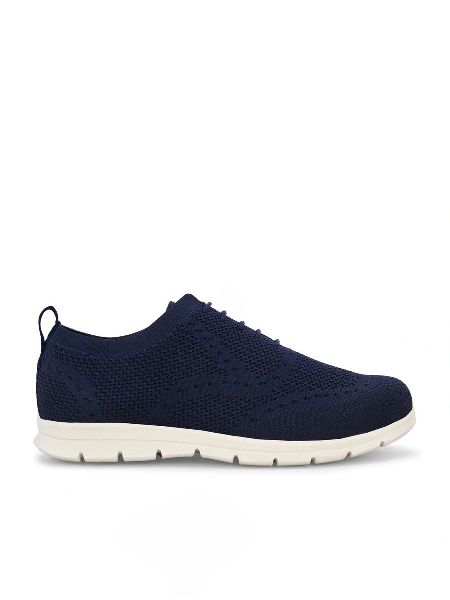 Hoversole Men's Lane Navy Brogue Shoes