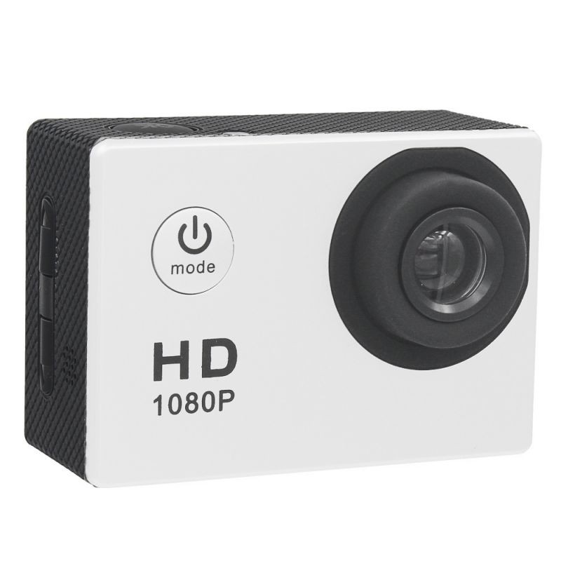 Action Camera, 720P 2 Inch LCD Screen, Waterproof Sports Cam 90 Degree Wide Angle Lens, 30m Outdoor Sports Camera DV Camcorder