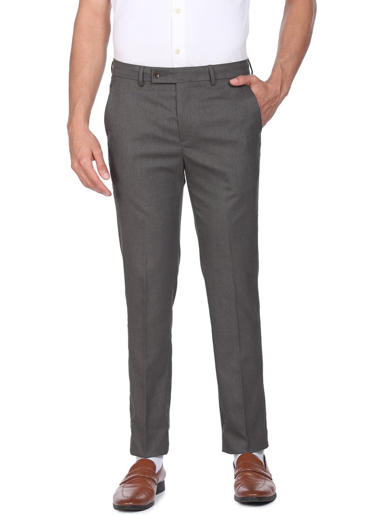 Arrow Grey Super Skinny Trousers