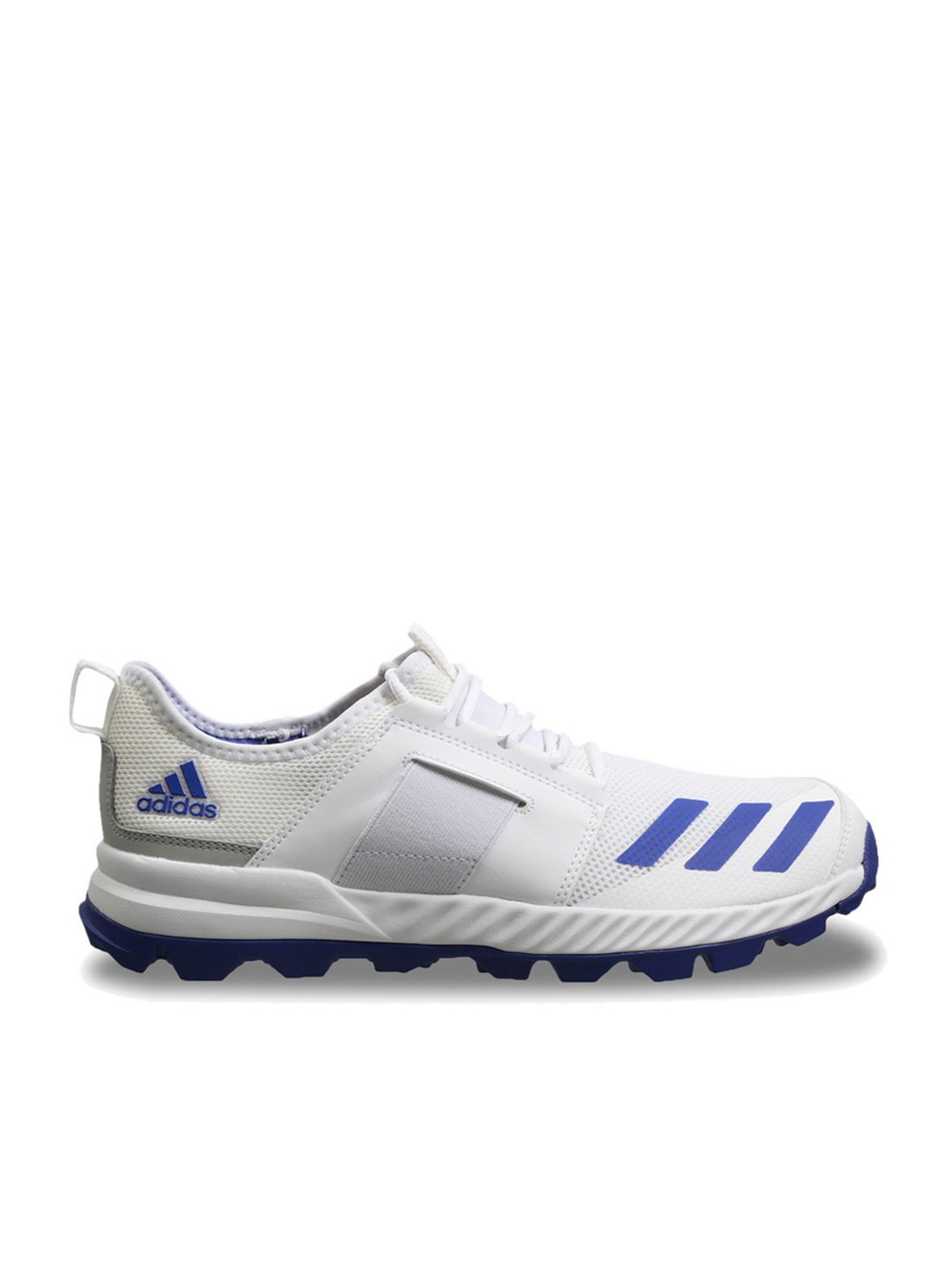 Adidas Men's Cricup 21 White Cricket Shoes