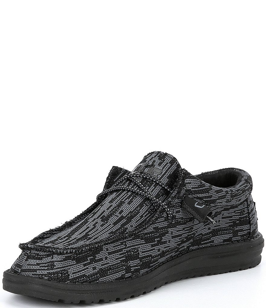 Hey Dude Men's Wally Sox Camo Print Washable Slip-Ons