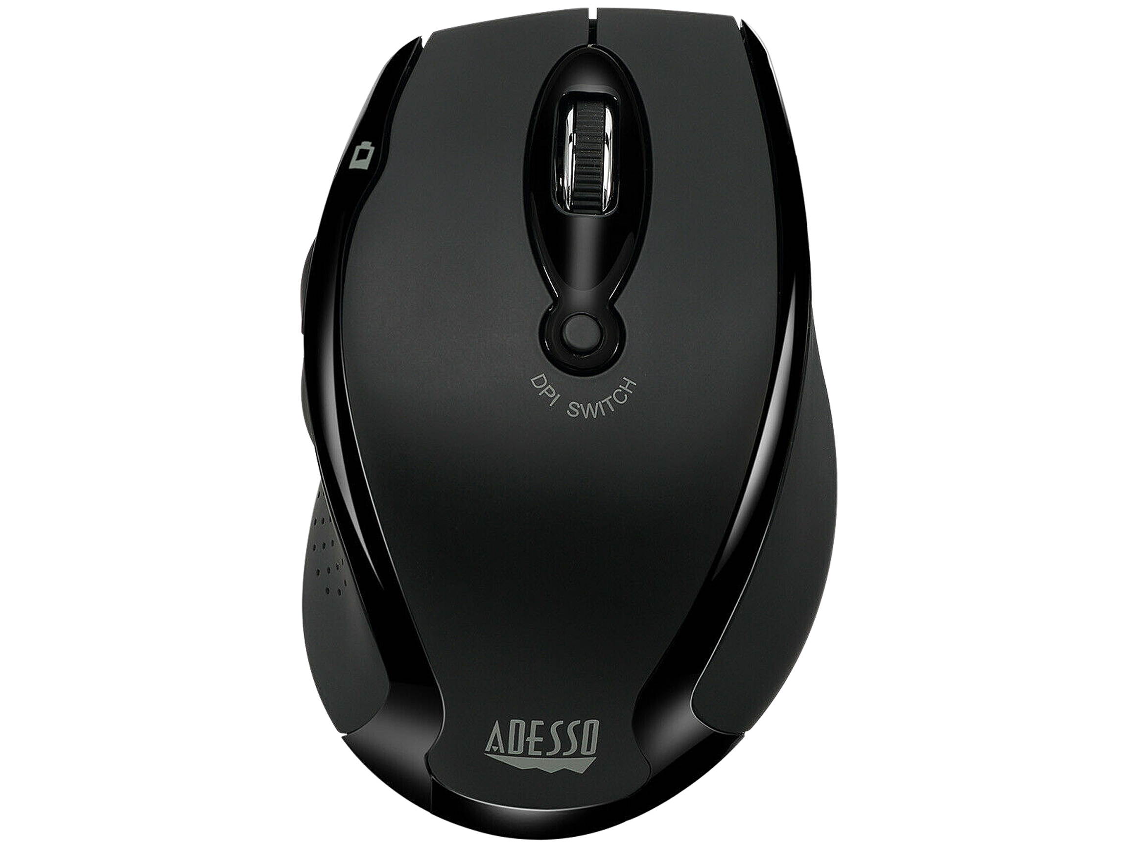 ADESSO Wireless Ergonomic Optical Mouse IMOUSE M20B Black 2.4 GHz Radio Frequency Wireless Technology Optical Mouse