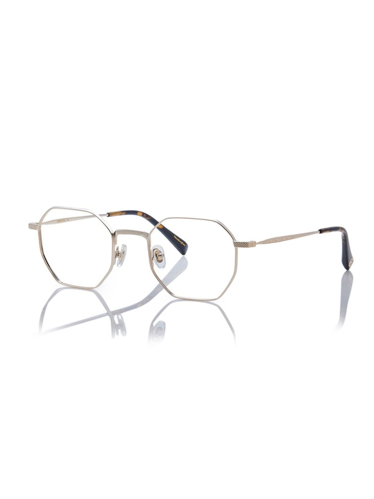 Shisen Fox Okita Light Gold Hexagon Unisex Blue Filter Computer Lenses -51 mm