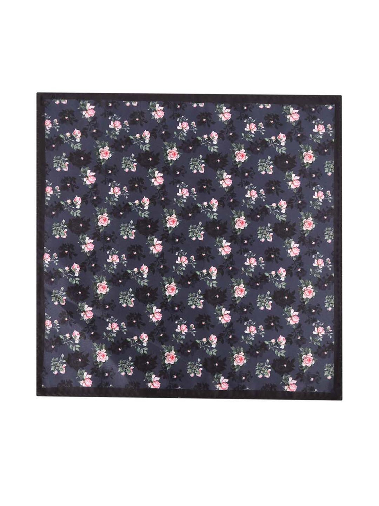 CHOKORE Brown and Yellow Plaid Pocket Square