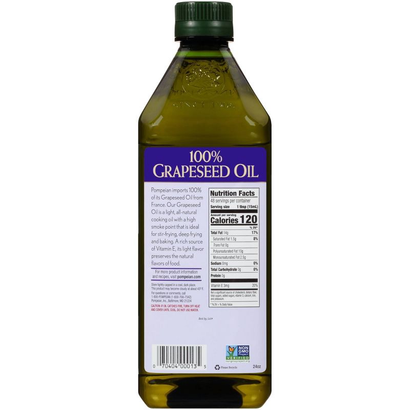 Pompeian 100% Grapeseed Oil - 24oz