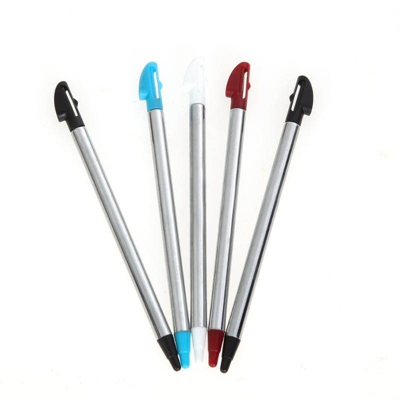 5Pcs Colors Metal Retractable Stylus Touch Pen For Nintendo 3DS XL N3DS LL US  Games Accessories Drop Shipping
