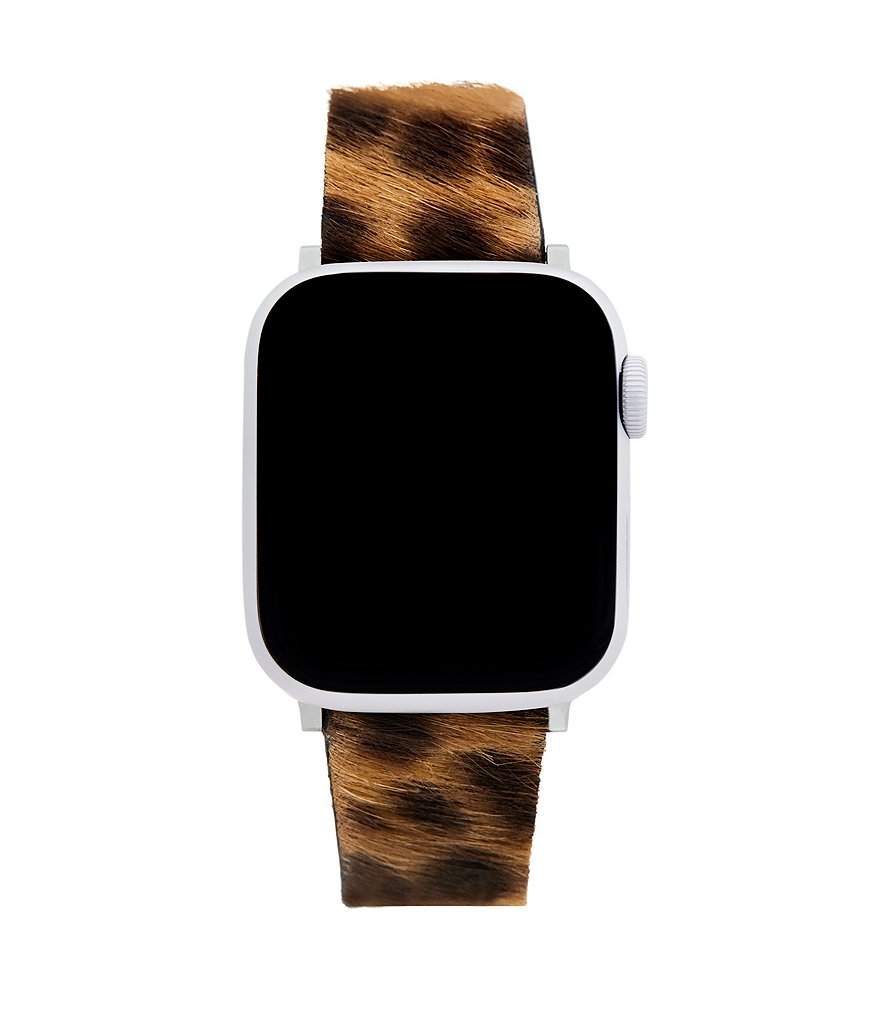 REBECCA MINKOFF 38/40mm Leopard Haircalf Apple Watch&reg; Strap