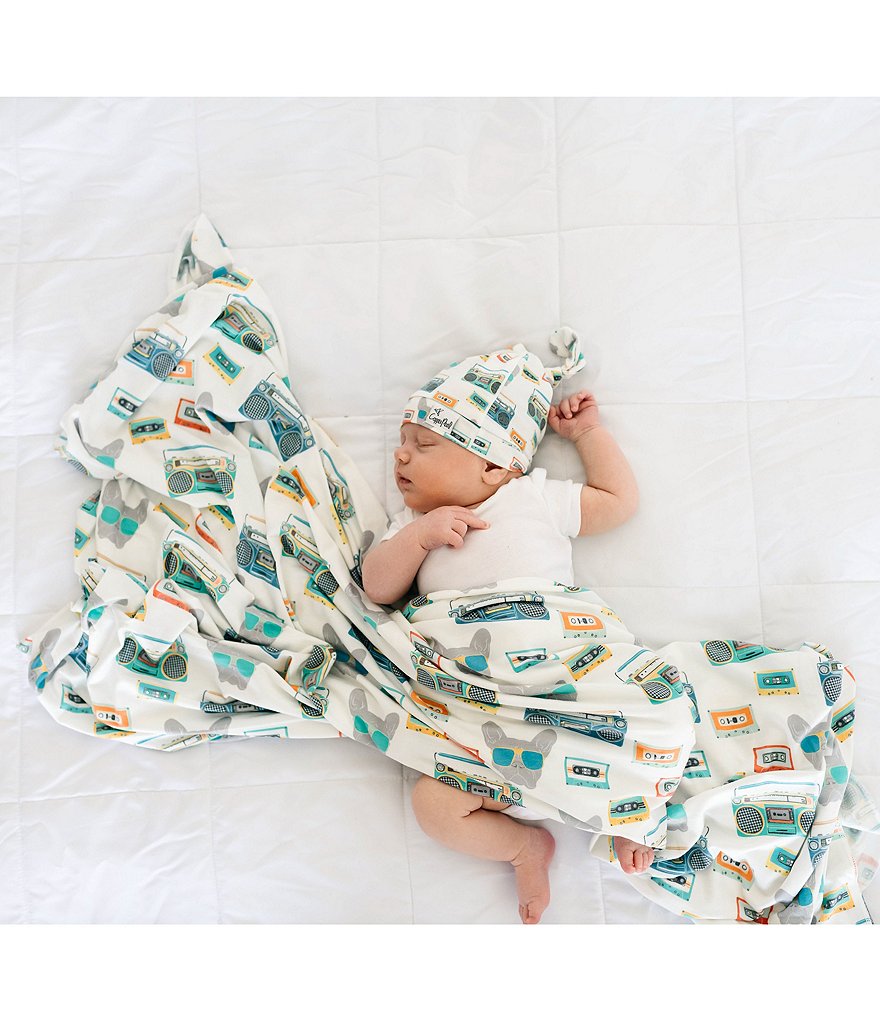 Copper Pearl Baby Boys Bruno Alta Top Knot Hat