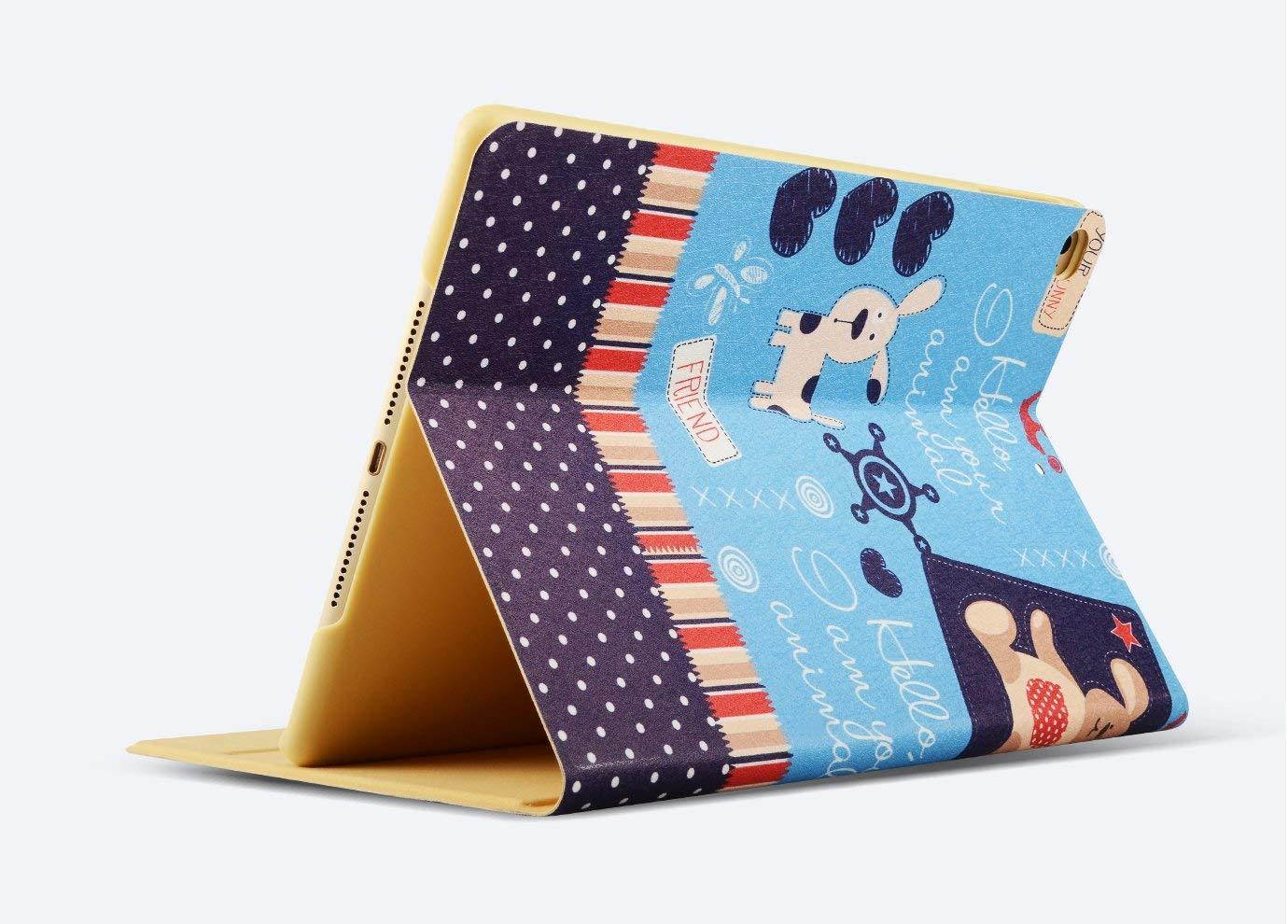 iPad Pro 9.7 Inch 2016 Case ( Apple iPad Models A1673 / A1674 / A1675 ) Premium Shock Proof Ultra Slim Smart Cover Auto Sleep / Wake, Multi Angle Stand, Lightweight Print: Puppy Friend