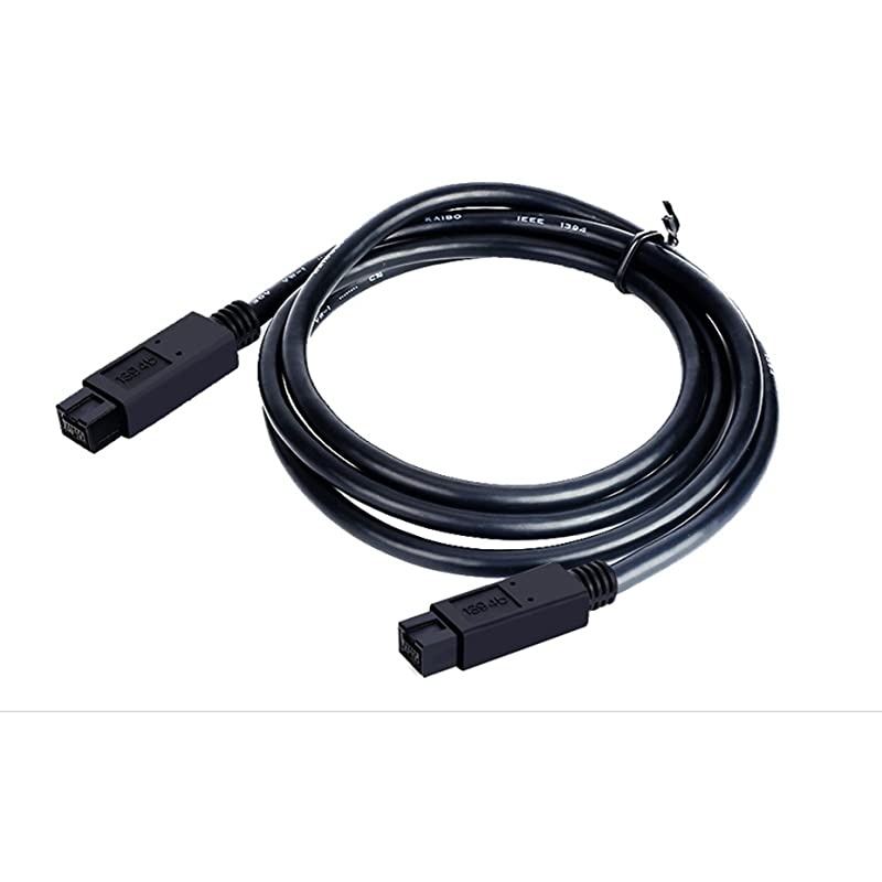 Firewire Premium Cable 800 IEEE 1394B 9 Pin to 9 Pin Male to Male 6 Ft Black9 Pin to 9 Pin