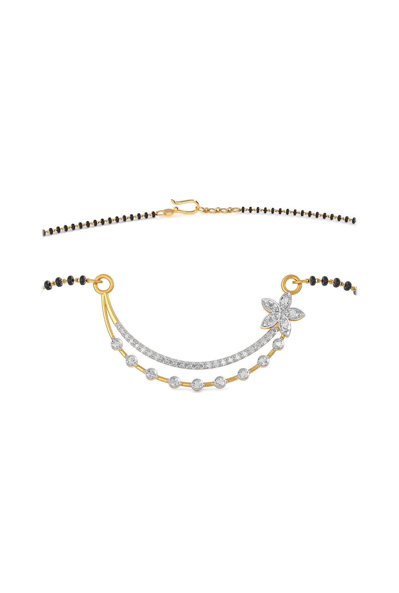 Waman Hari Pethe Jewellers 18k Gold & Diamond Mangalsutra for Women