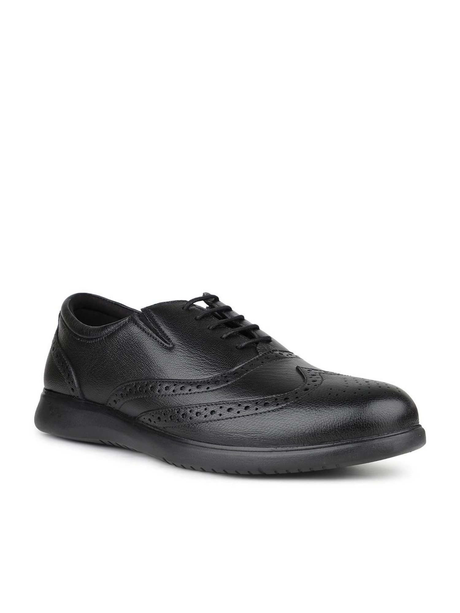Privo by Inc.5 Men's Black Brogue Shoes