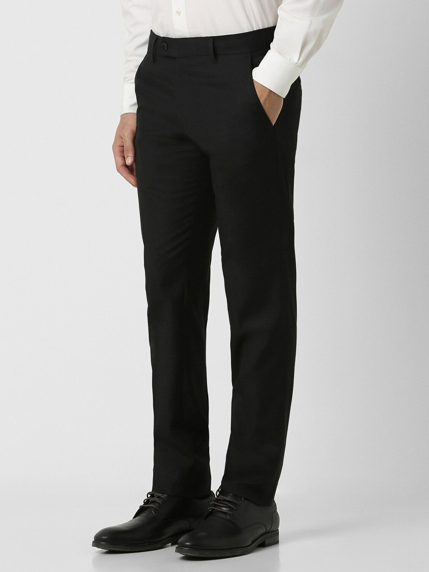 Van Heusen Black Slim Fit Trousers