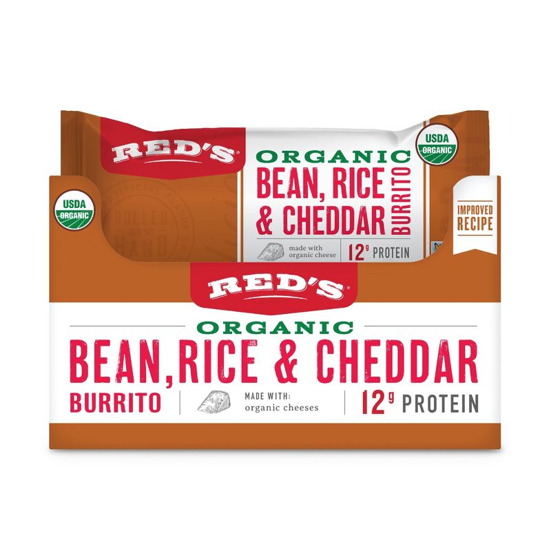Red's Organic Bean Rice & Cheese Burrito - 5oz