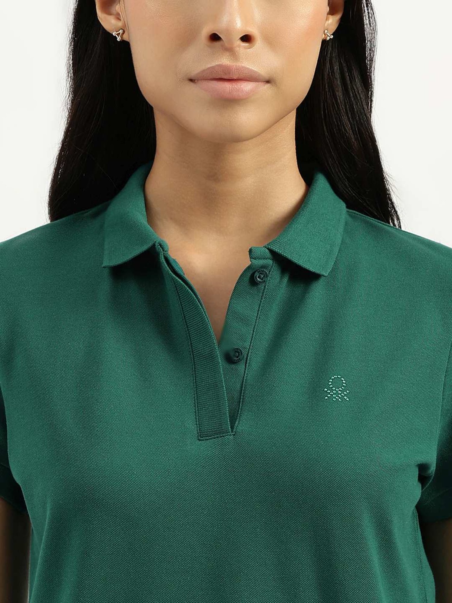 United Colors of Benetton Green Regular Fit T-Shirt