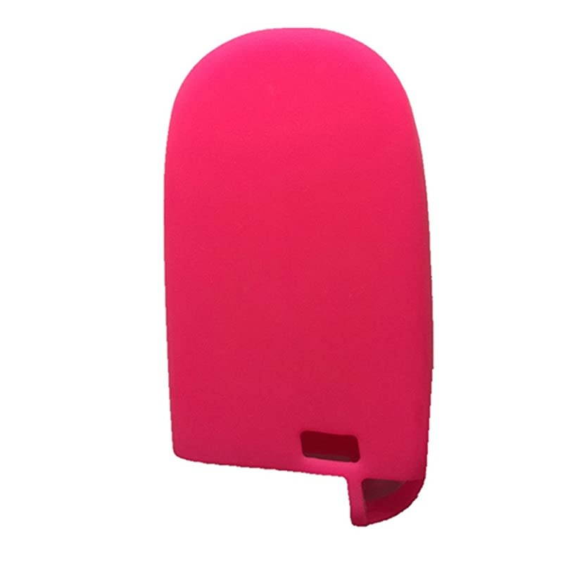 Peachblow Key Case Cover Jacket Silicone Rubber Fob Keyless Remote Holder Skin fit for Jeep Fiat Dodge Chrysler Smart Remote Key Case