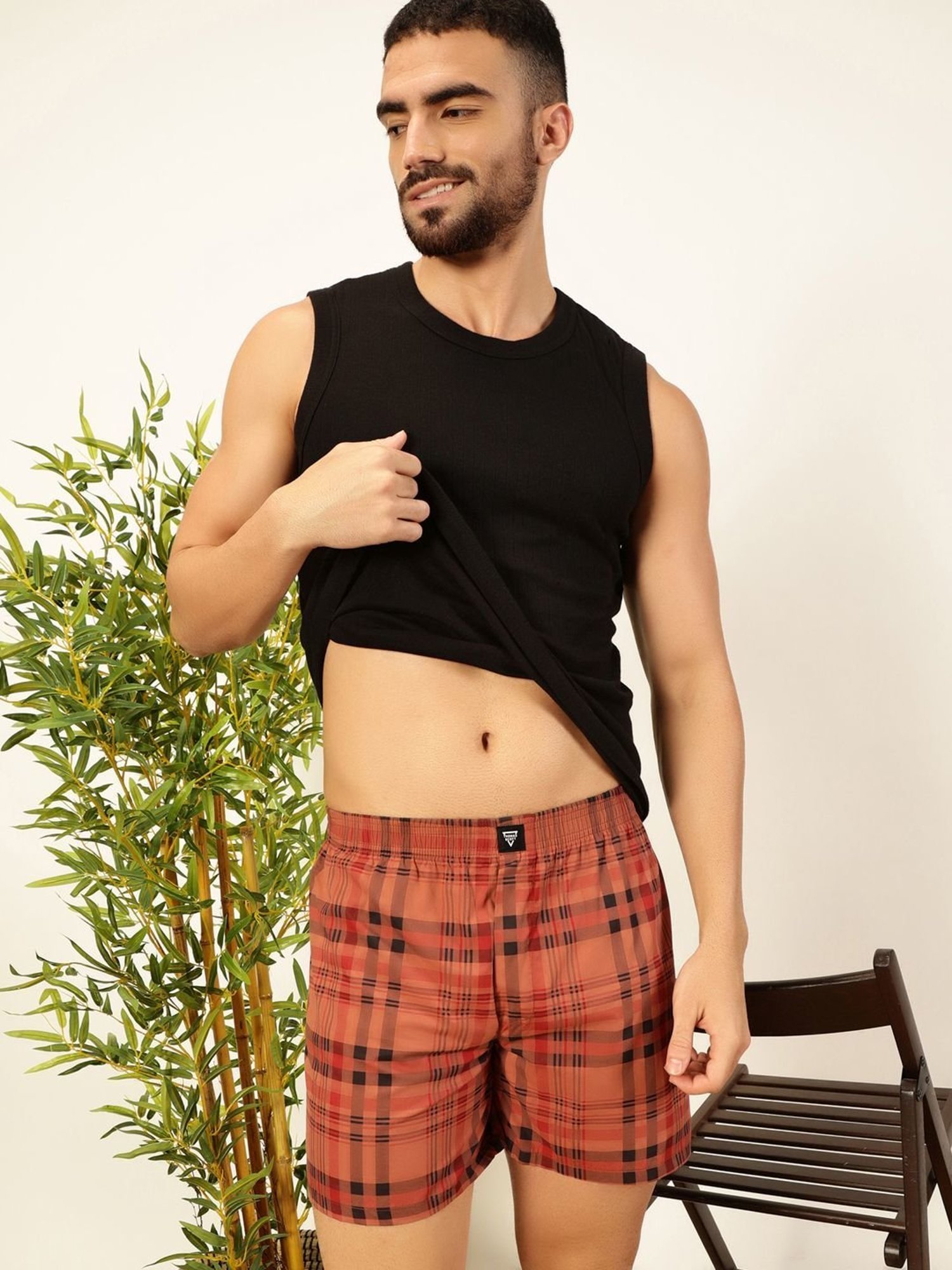 Thomas Scott Multicolored Regular Fit Printed Boxers - Pack Of 2