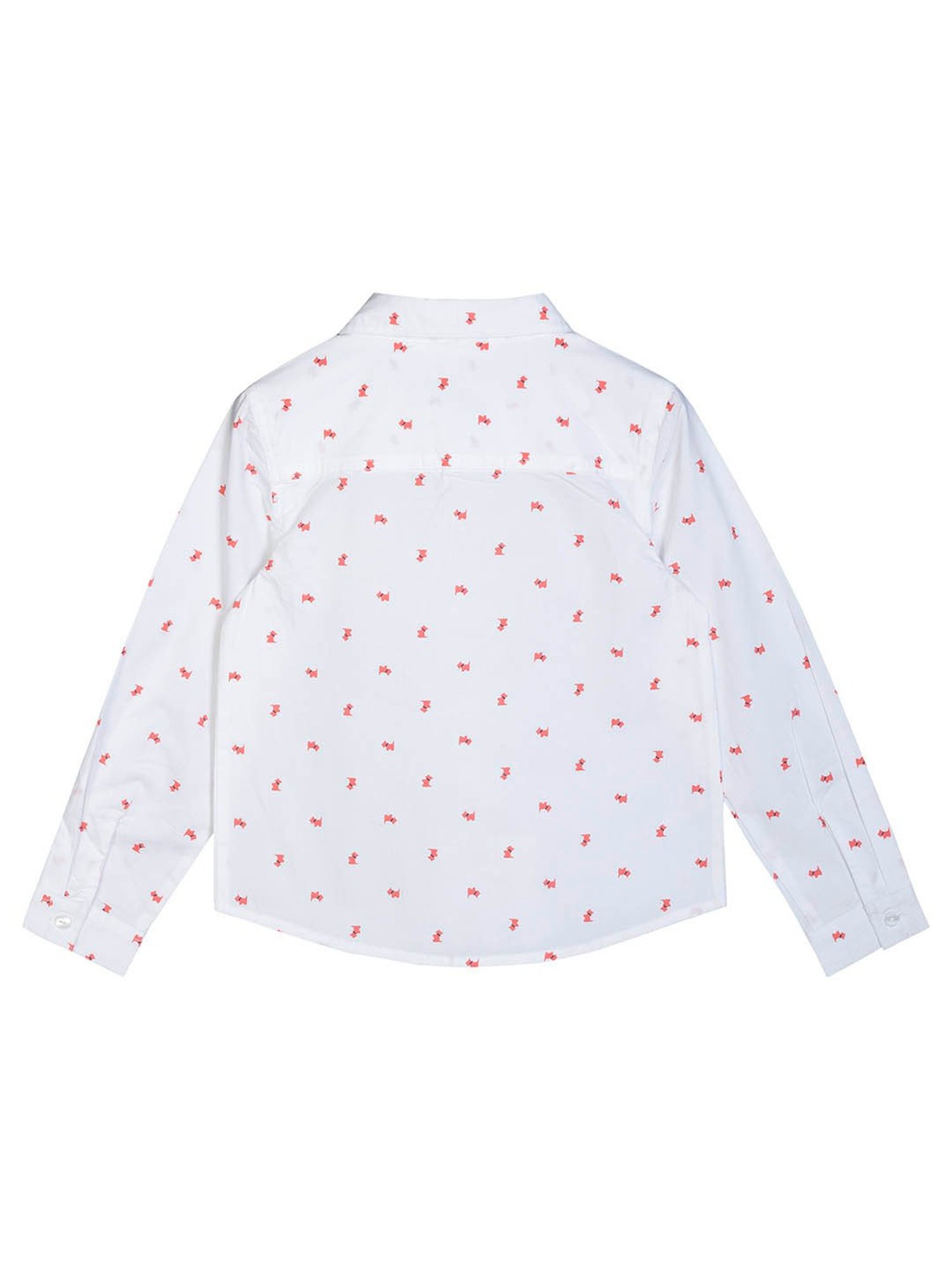 Budding Bees Kids White Printed Shirt
