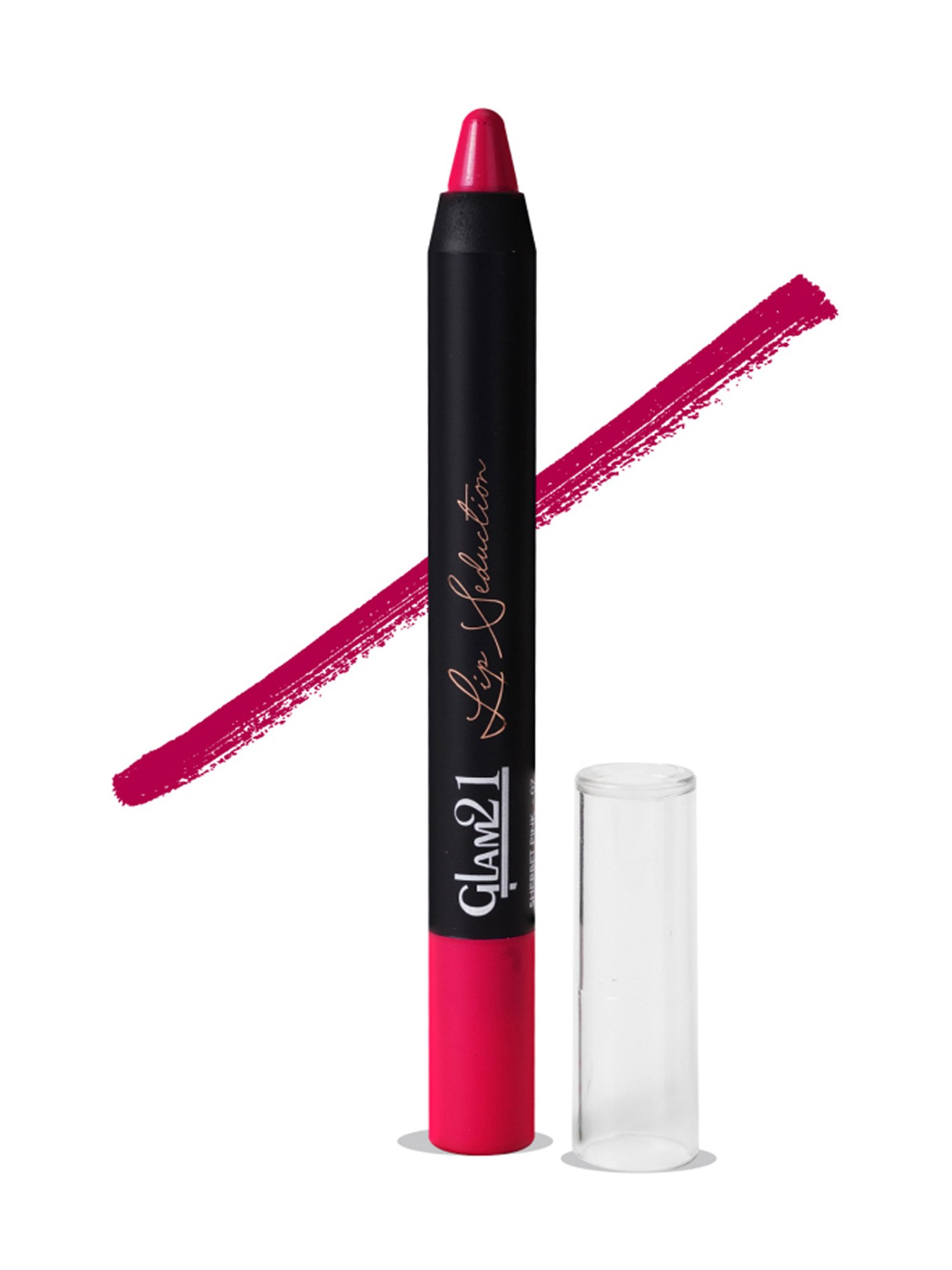 Glam21 Lip Seduction Crayon Lipstick 07 Sherbet Pink - 2.8 gm
