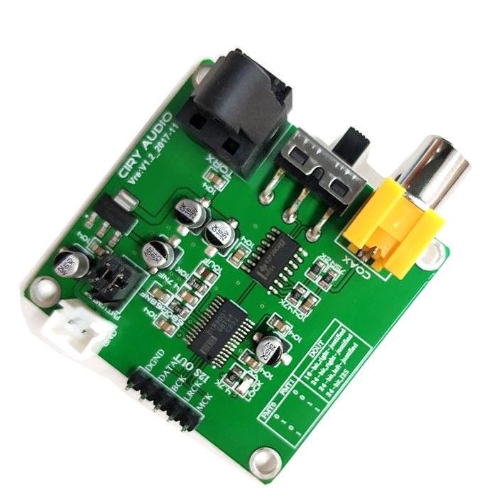DIR9001 Fiber Coaxial Receiver Module SPDIF to I2S 24bit 96Khz Dedicated for DAC module