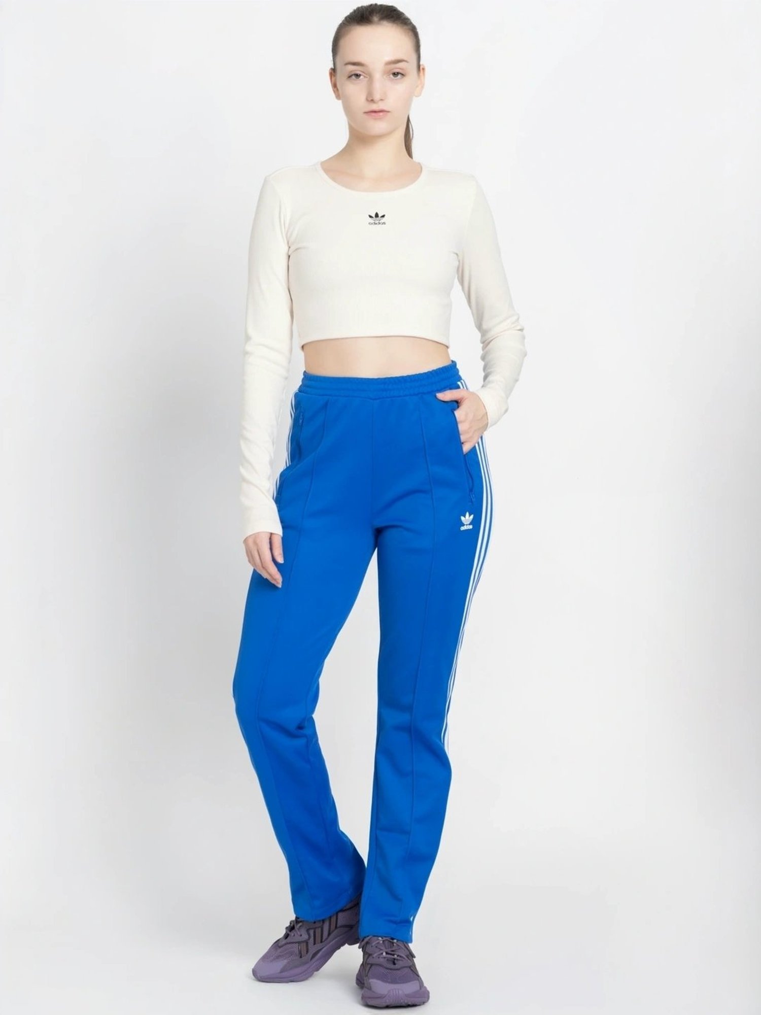 KENDALL + KYLIE White Printed Sports Tights