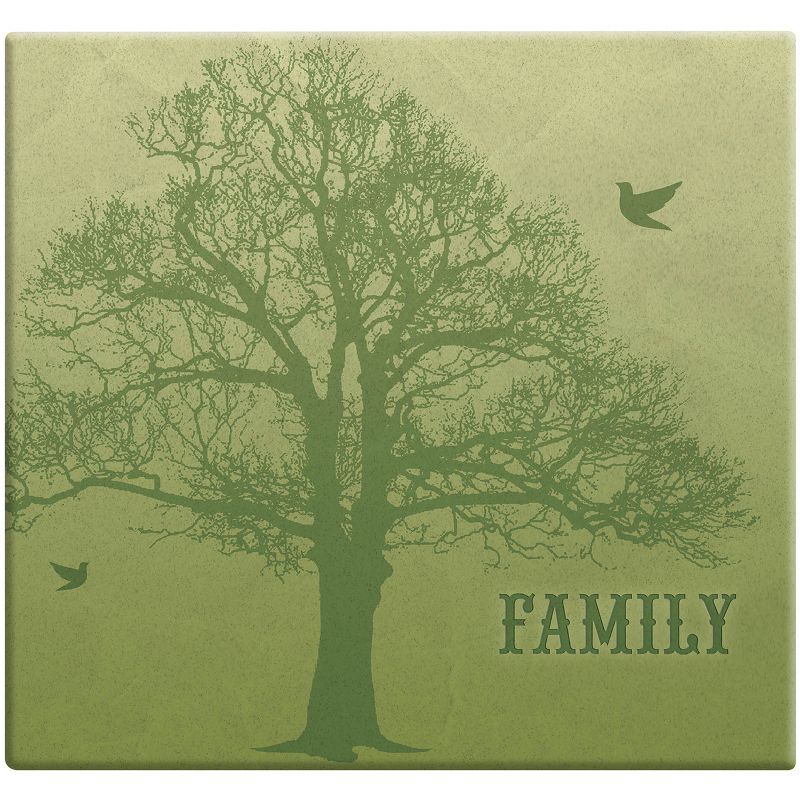 MBI Family Tree Post Bound Album W/Name Window 12"X12"-Family Tree