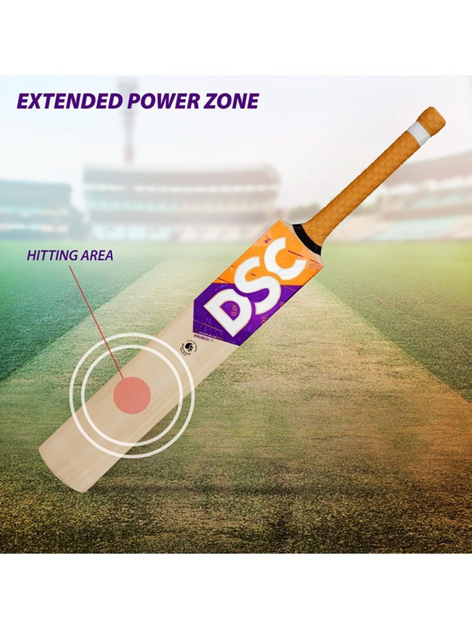 DSC Krunch 88 Kashmir Willow Cricket Bat Size - Mens