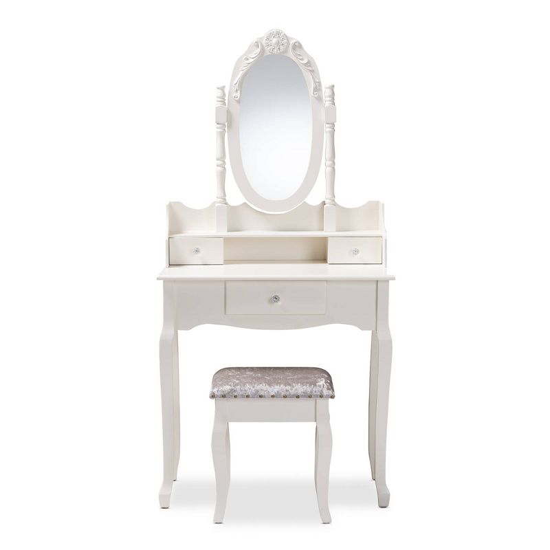 Salisbury Vanity w/Mirror White - Chique