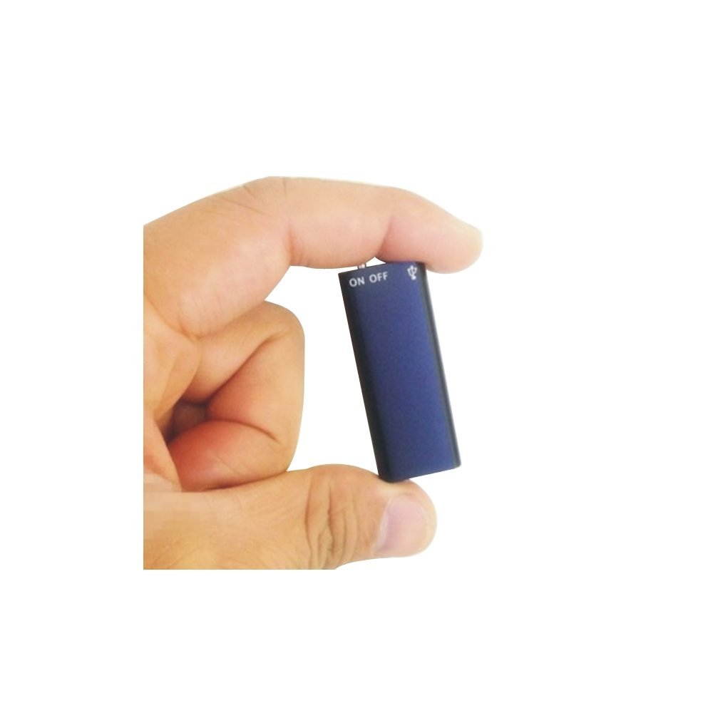 BS-MALL Smallest and Lightest USB Digital Activated Voice Recorder Mp3 Player Audio Voice Recorder 8GB Black