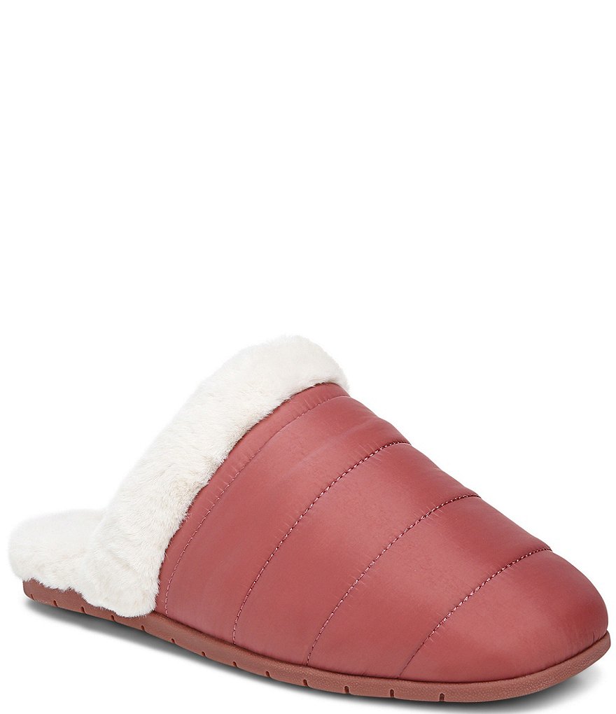 Vionic Josephine Faux Fur Lined Slide-On Slippers