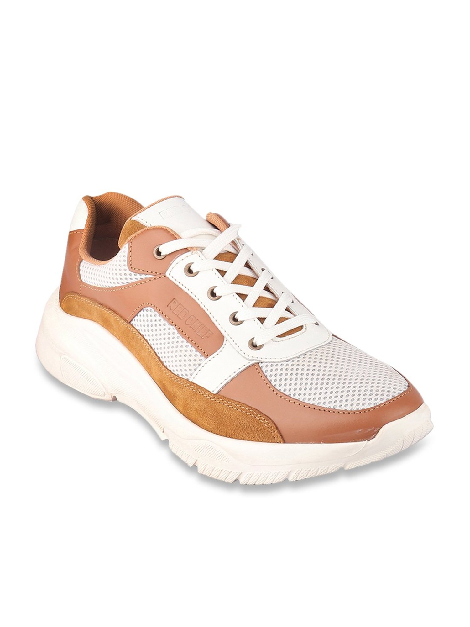 Red Chief Men's Tan Casual Sneakers