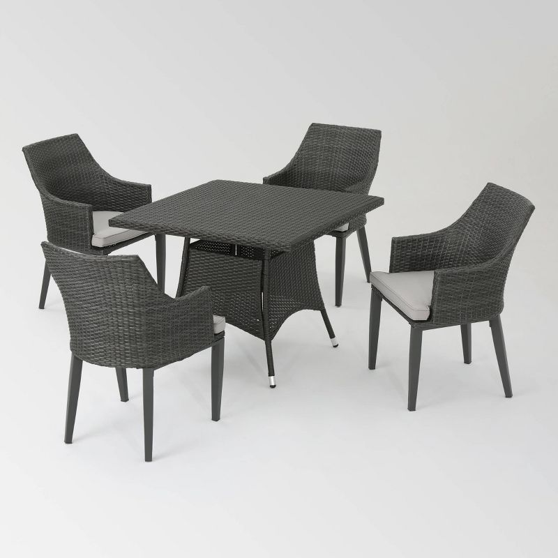 5pc Milano Dining Tan - Royal Garden