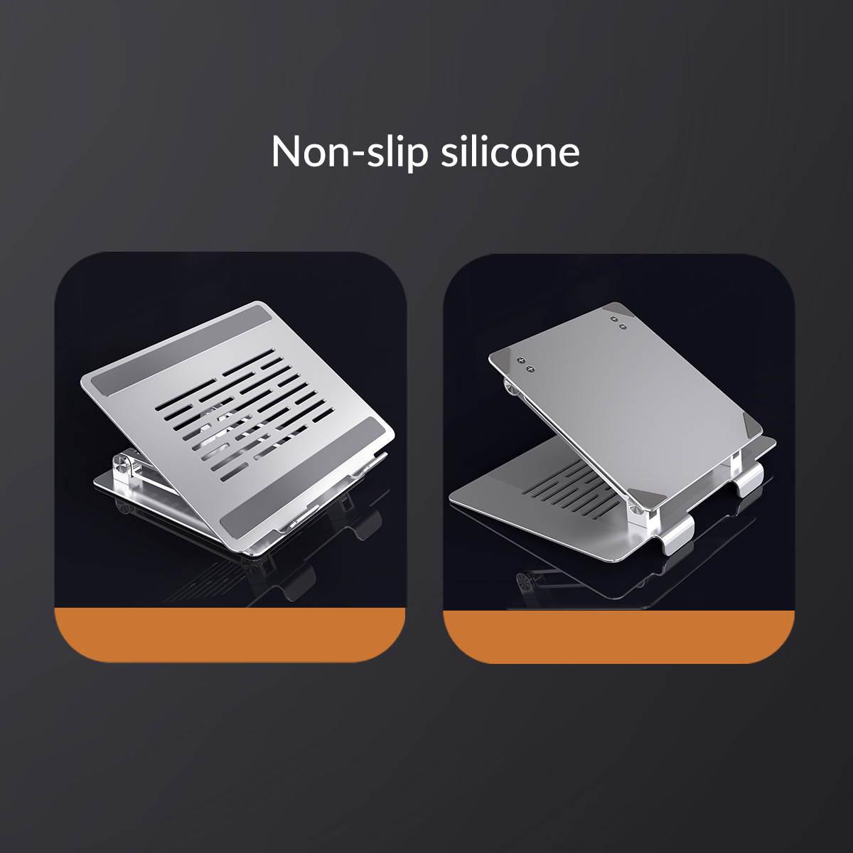 ORICO Adjustable Laptop Stand Riser Aluminum Foldable Computer Stand Portable Cooling Notebook Holder for MacBook Air