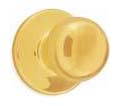Kwikset 93001-501 Antique Brass Polo Knob Privacy Set