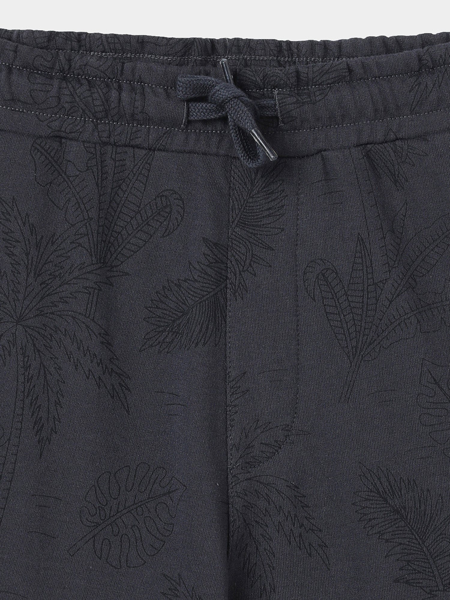 Lil Tomatoes Boys Grey Printed Bermuda