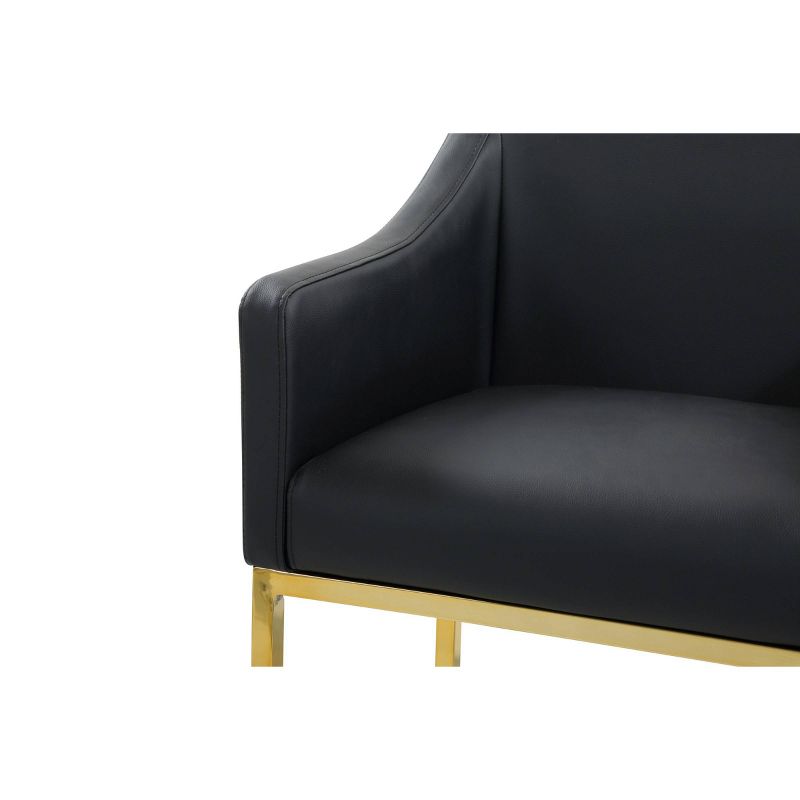 Cordele Counter Height Barstool Black - Chic Home Design