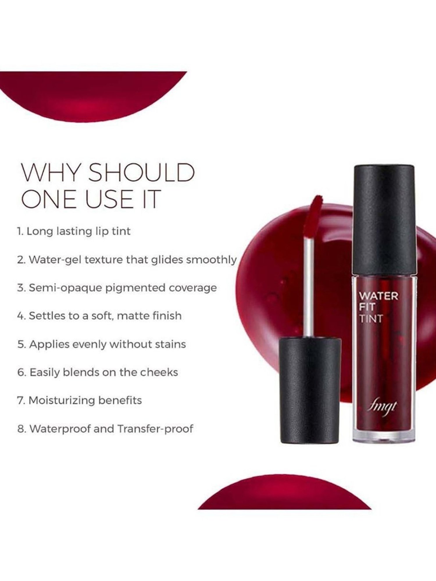 Gush Play Tint 2 In 1 Lip & Cheek Tint Jaw Breaker - 5 gm